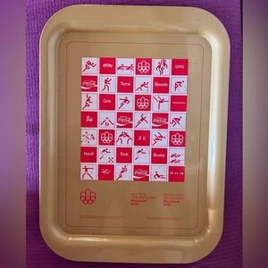 Olympic Games Montreal 1976 Coca Cola Tray